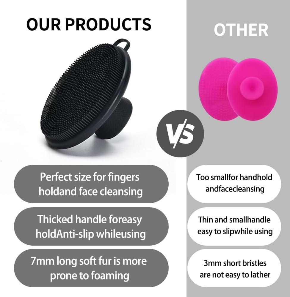 Face Scrubber,Silicone Face Scrubber for Men Women,Third Generation Upgraded 126