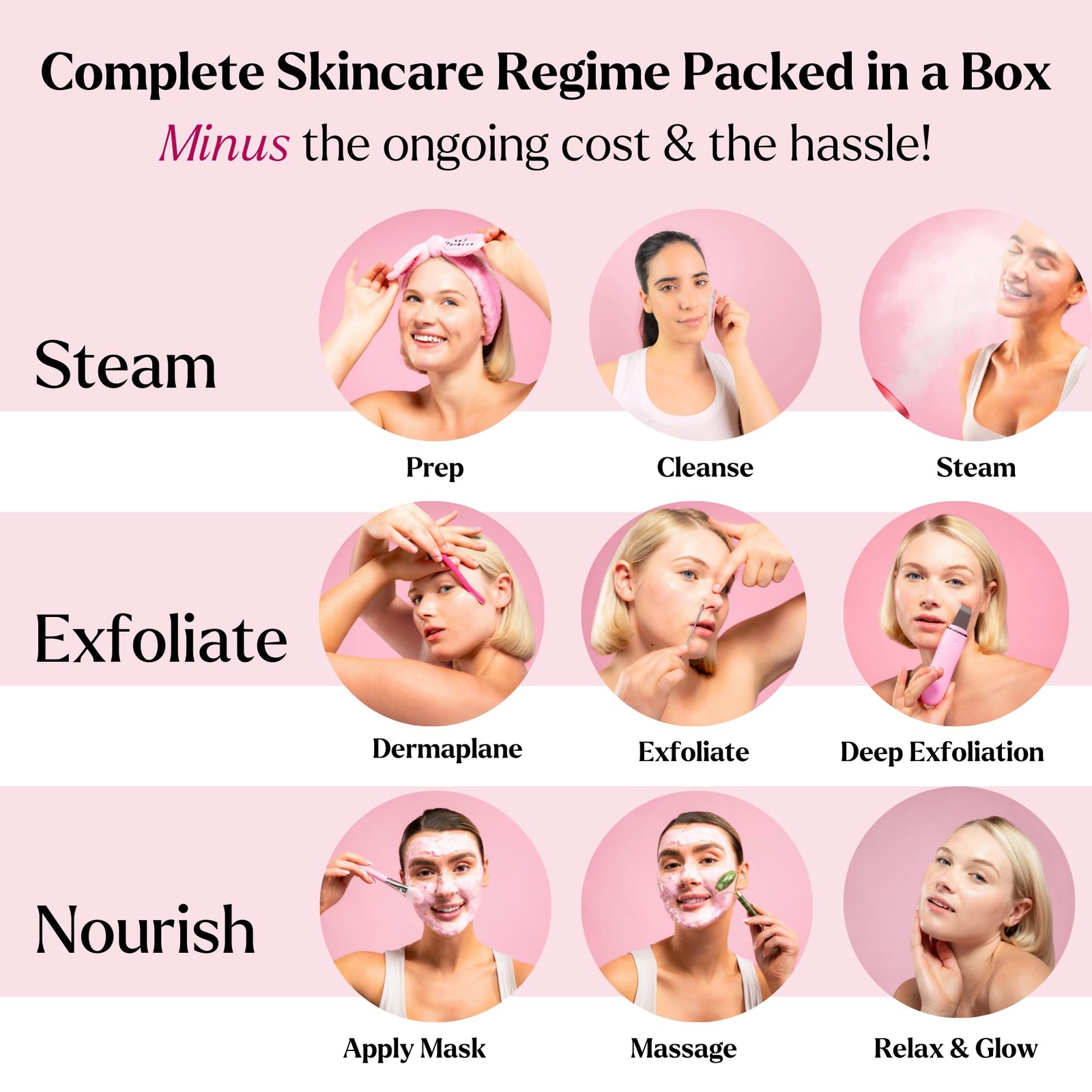Facial Steamer Spa Gifts with Complimentary 17 Skin Care Tools | Face Steamer…