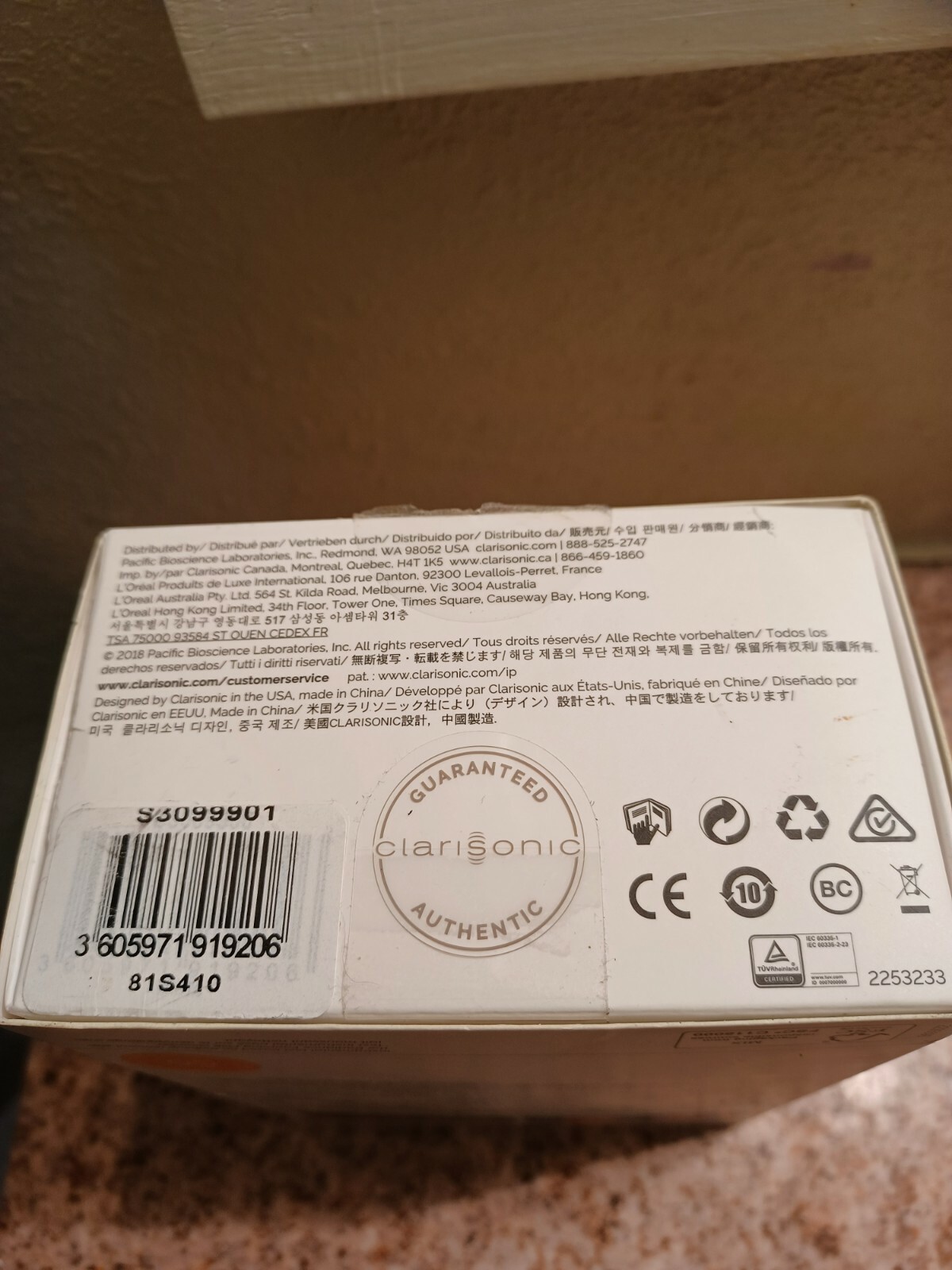 Clarisonic Mia Prima Sonic cleansing Face Cleansing Rechargable Brush White