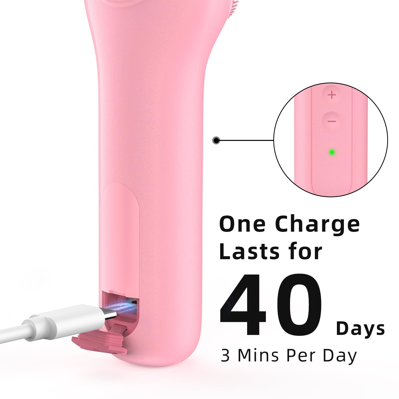 Cleansing Brush Portable Waterproof Rechargeable Wash Brush Deep Cleaning for…