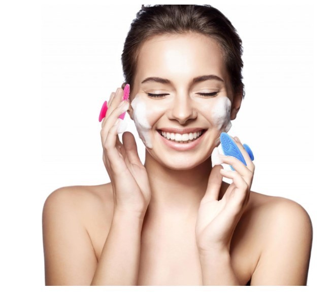 8 Pack Silicone Face Scrubber Set – Facial Cleansing & Exfoliating Brush