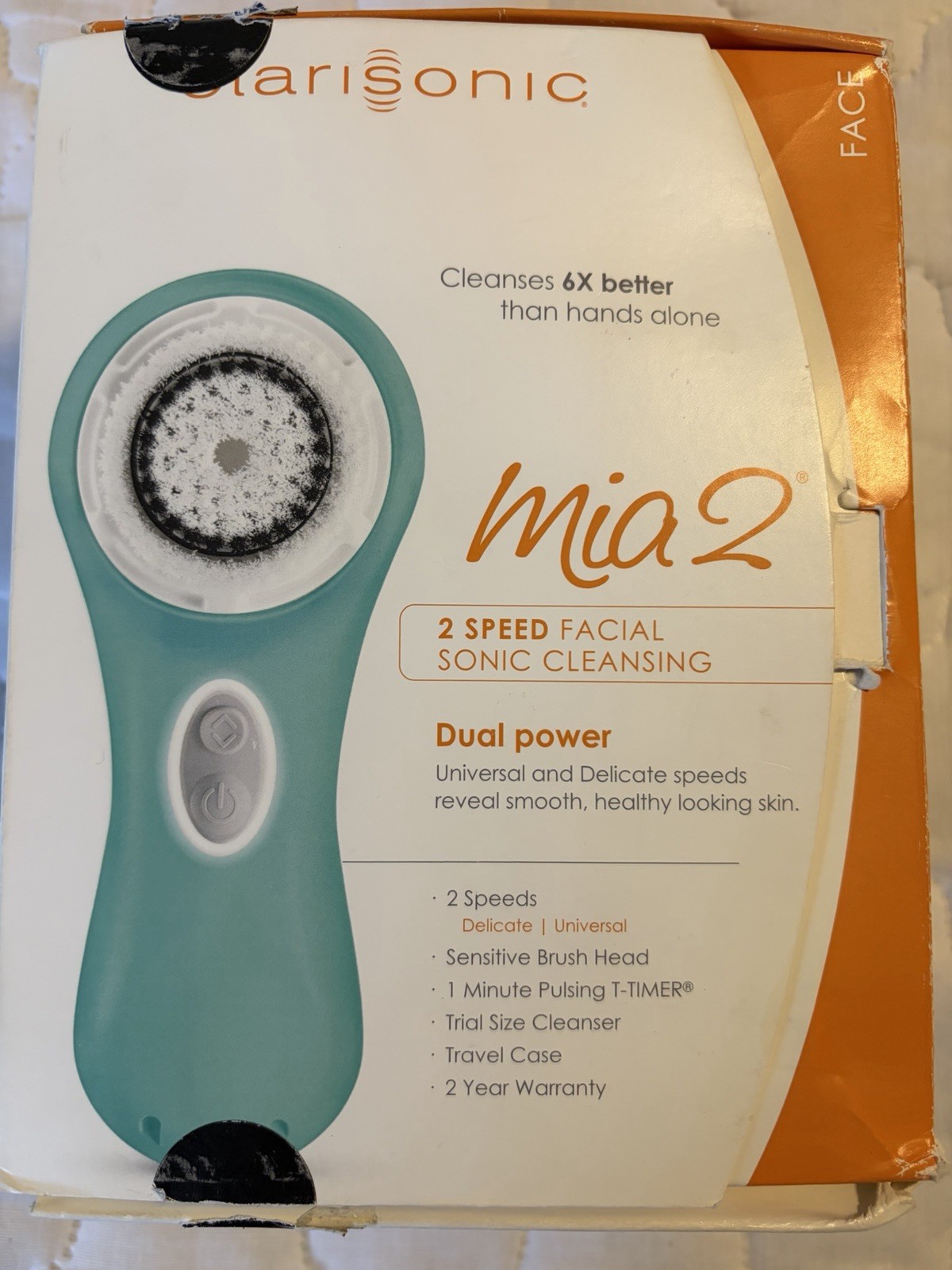 Clarisonic MIA 2 Sonic Cleansing Facial Brush Sea Breeze Green