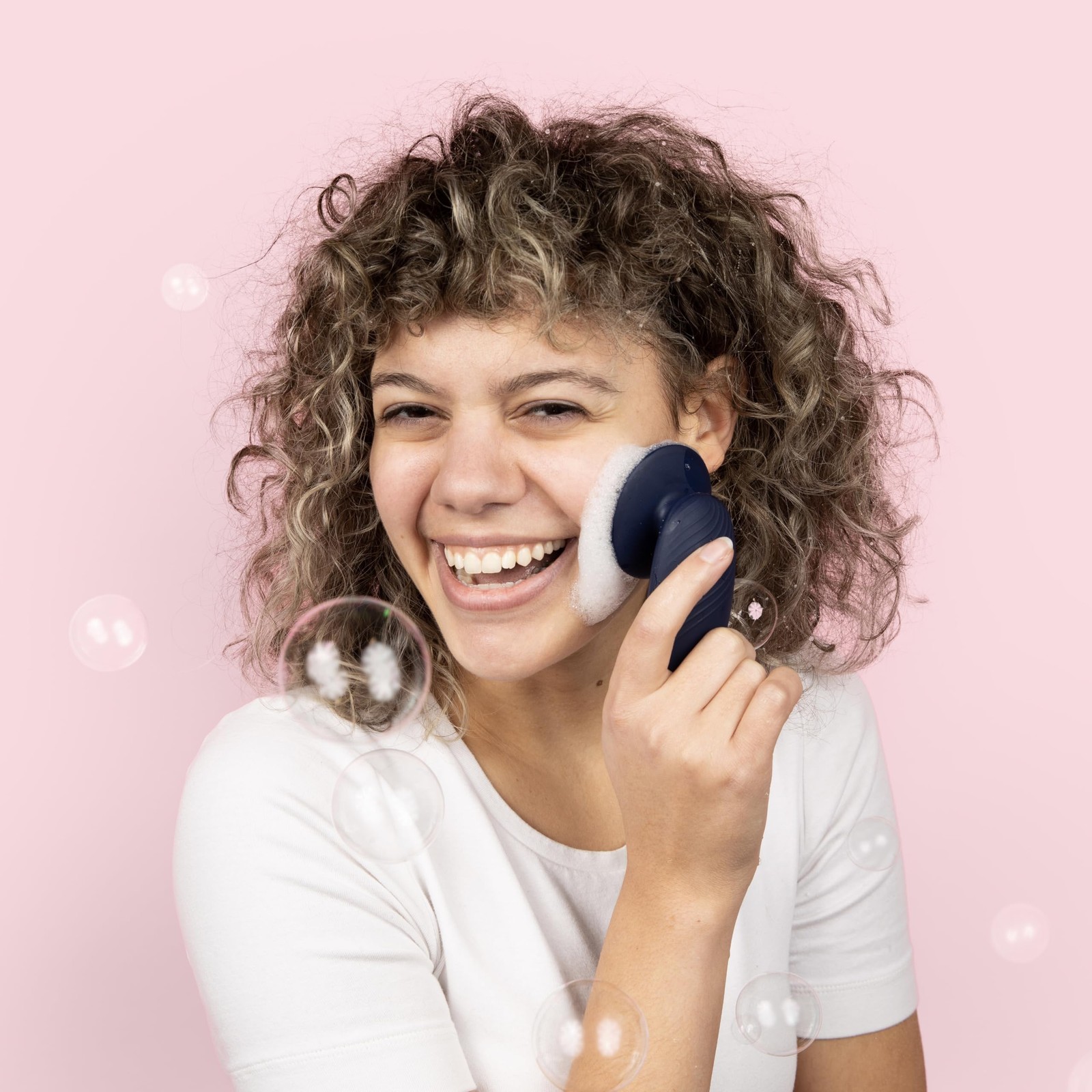 SoniGlow Silicone Scrubber/Cleansing Brush – Vibrating Skincare Scrubber Tool…