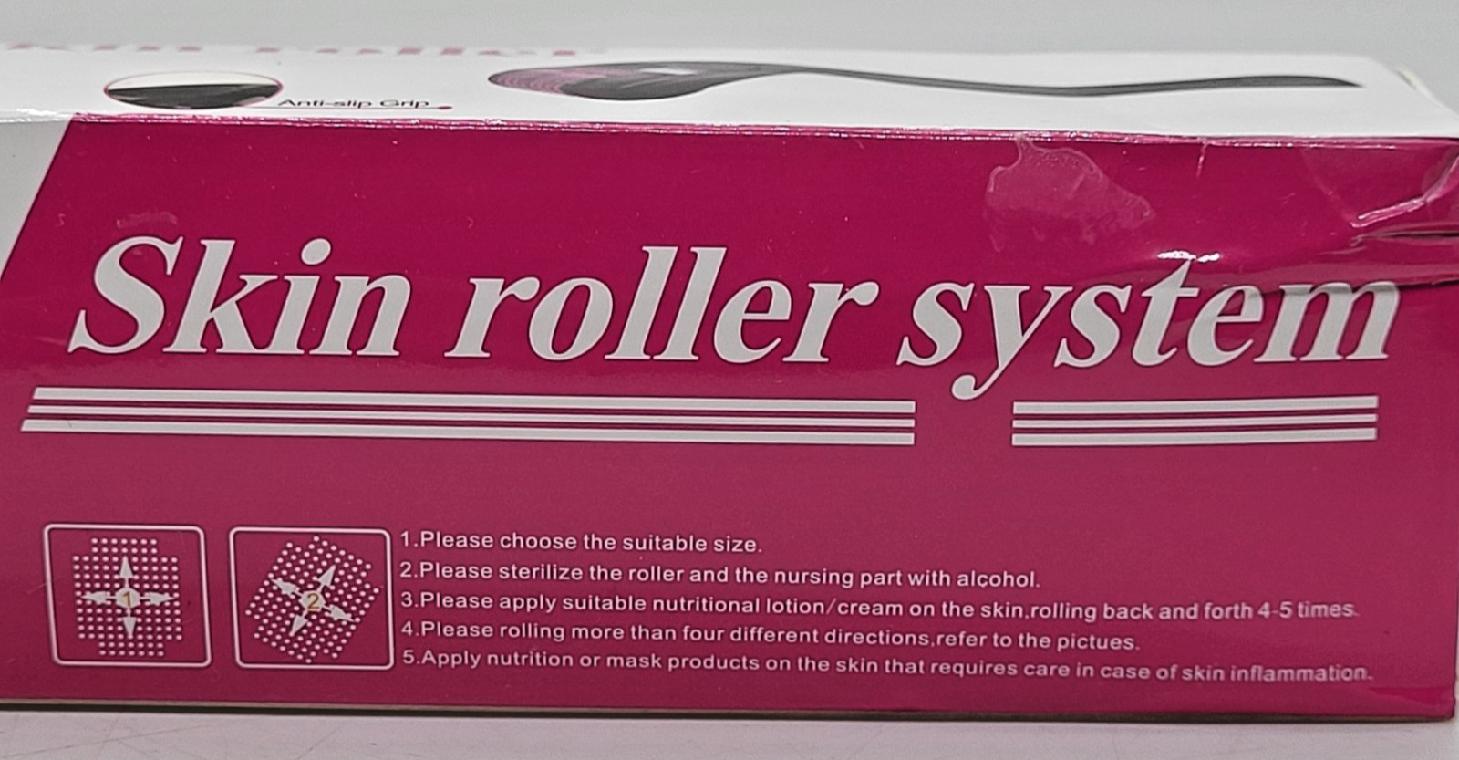 SRS 540 1.00mm Microneedle Derma Roller Skin Therapy Skin Roller System SRS100