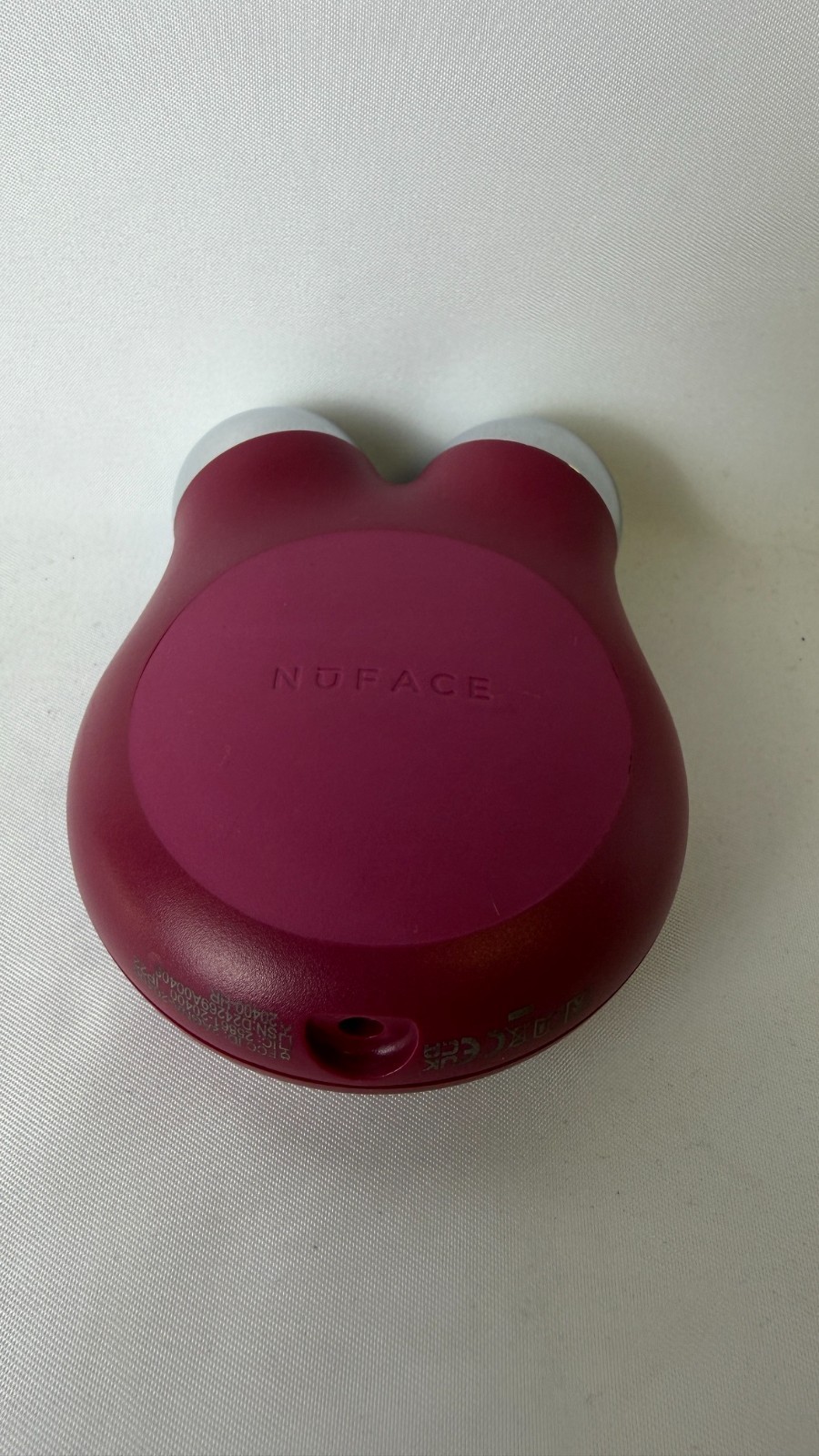 NuFACE Mini+ Facial Toning Device RED Includes Charger Tested