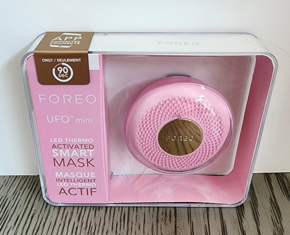 Foreo UFO Mini Pearl Pink LED Thermo Activated Smart Mask Treatment Device