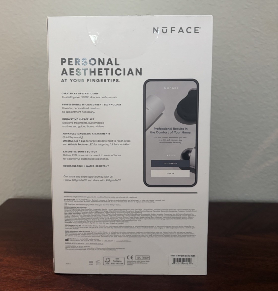 NuFACE Trinity PRO Toning Kit w/ Charging Cradle, Brush, Aquagel, and Creme READ