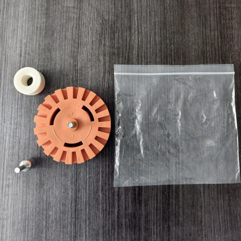 High Performances Rubber Wheel Accessories For Easily Sticker And Glues Removal