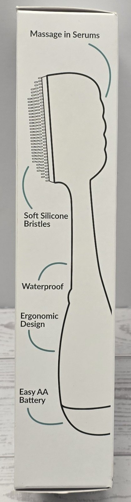 PMD Clean Smart Facial Cleansing Device Olive Silicone Face Brush New B16