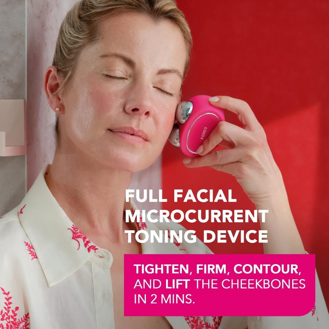 FOREO Bear Microcurrent Facial Device – Face Sculpting Tool – Instant Face Lift