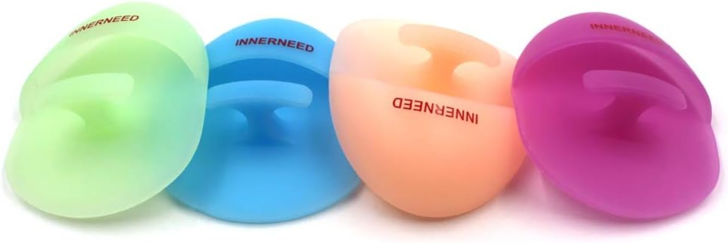 Pack of 4 Super Soft Silicone Facial Cleansers for Sensitive Skin – Gentle Ma…