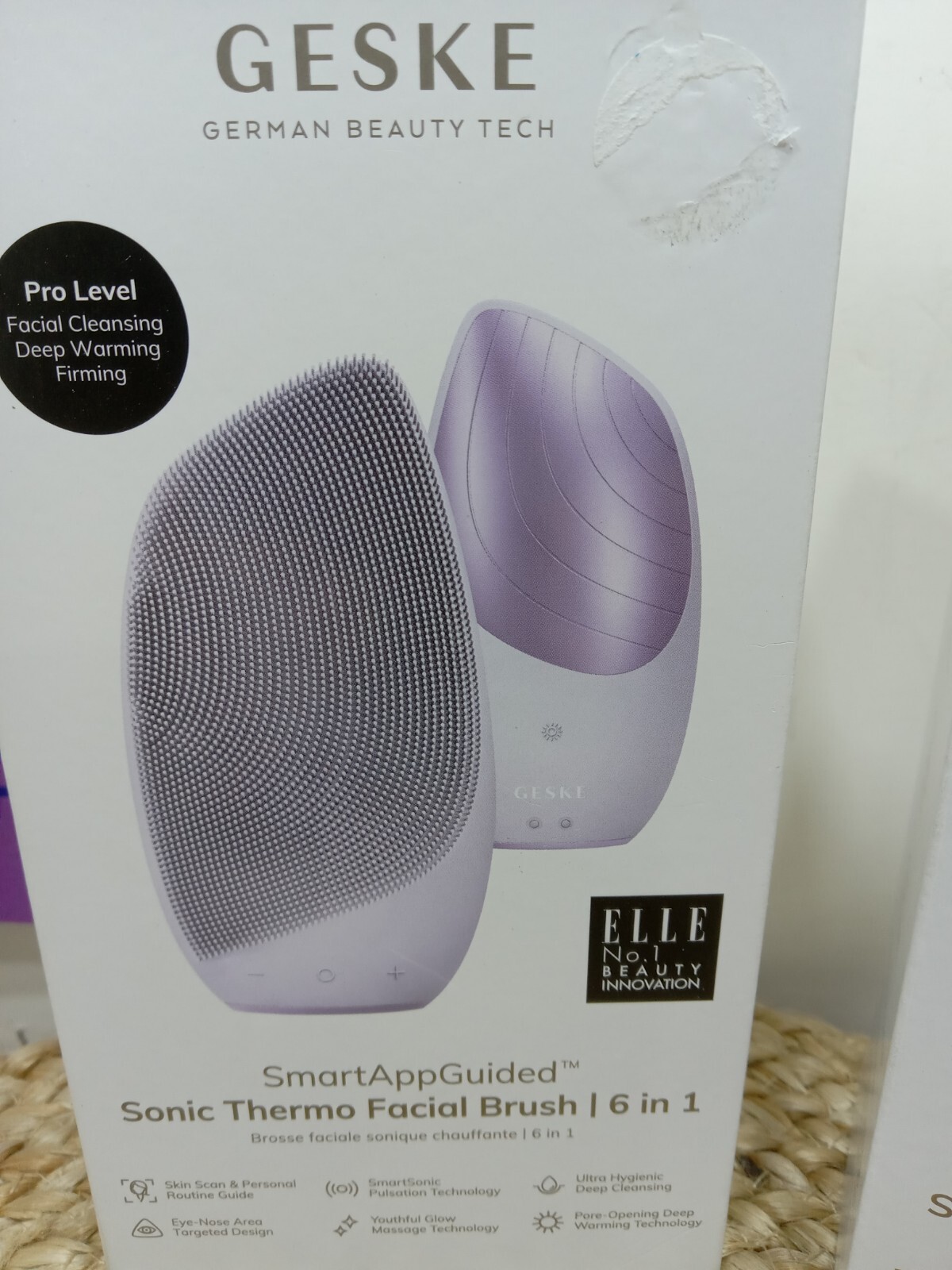 Geske Sonic Thermo Facial Brush 6 In 1 Black Or Purple 37 Each