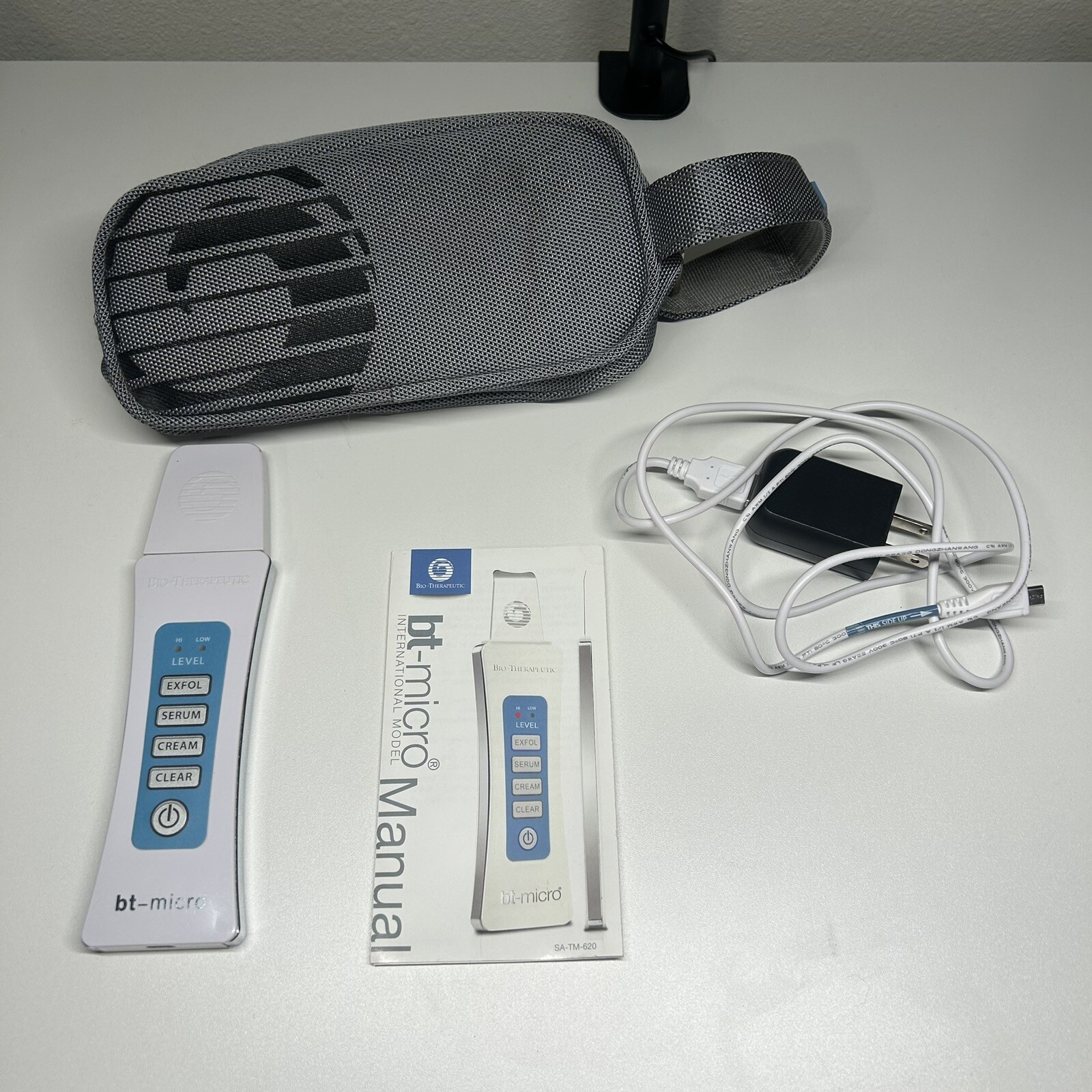 FOR PARTS/REPAIR Bio-Theraputic BT-Micro Slim Ultrasonic Exfoliation Device READ