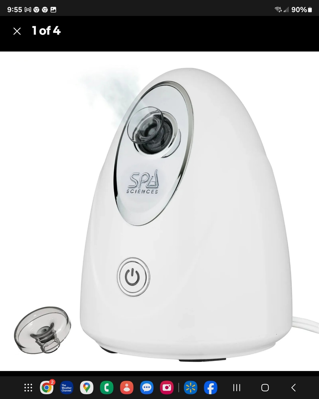 Spa Sciences CIRRA: Facial Steamer with UVC Sanitizing Protection, Aromatherapy