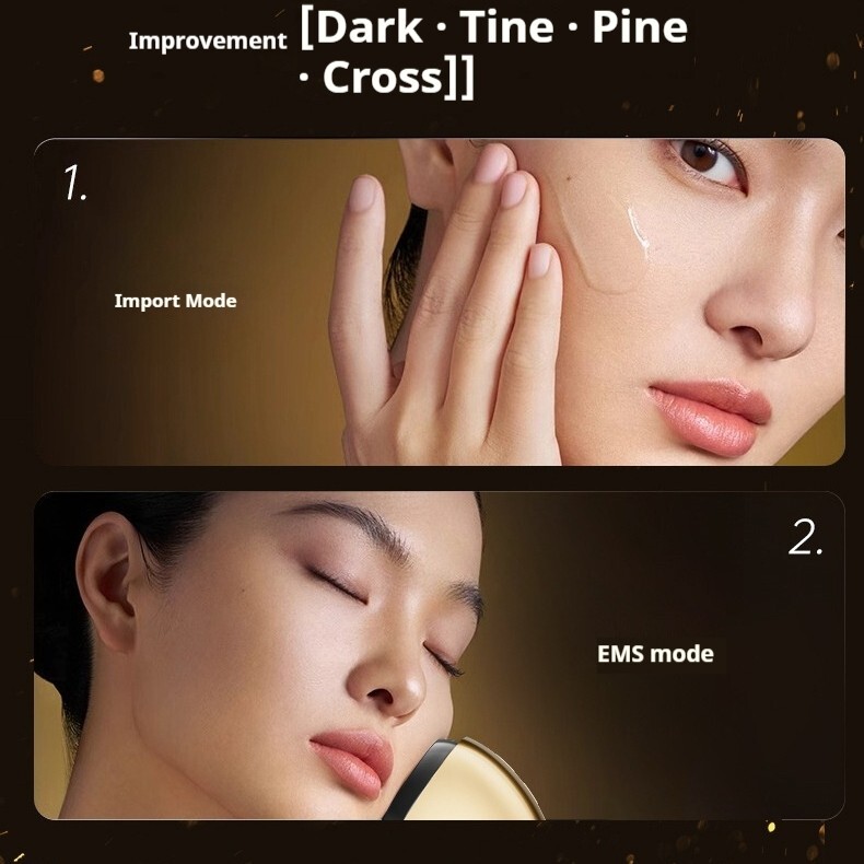 KONKA Electric Facial Massager EMS Red Light Introducer Face Skin Cleansing Care