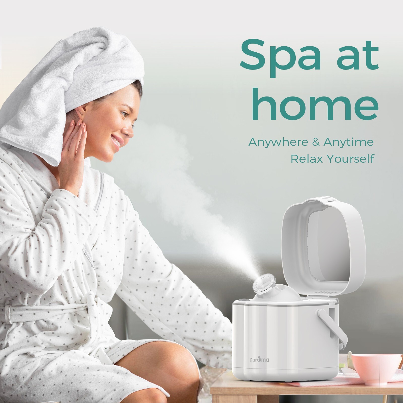 Nano Ionic Facial Steamer for Deep Cleansing & Hydration, Upgraded Home Spa Skin