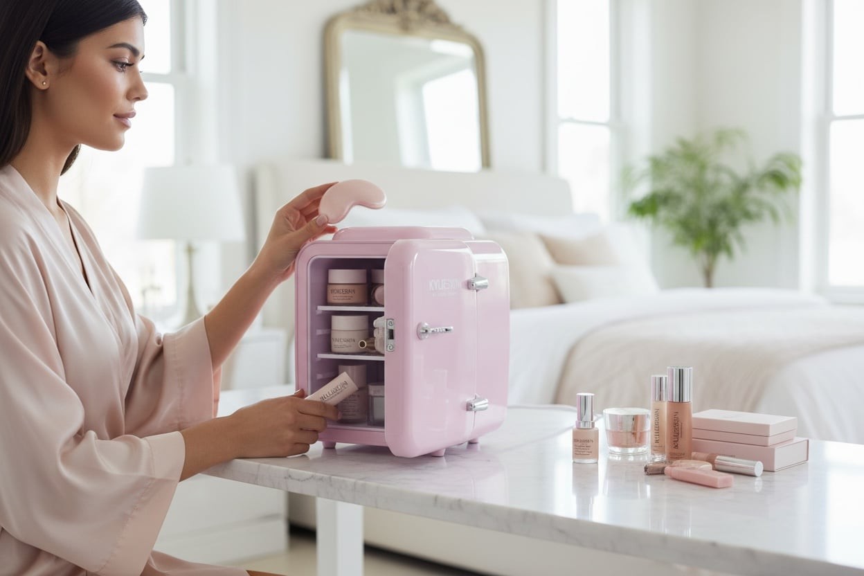 Kylie Skin Limited Edition Pink Mini Fridge