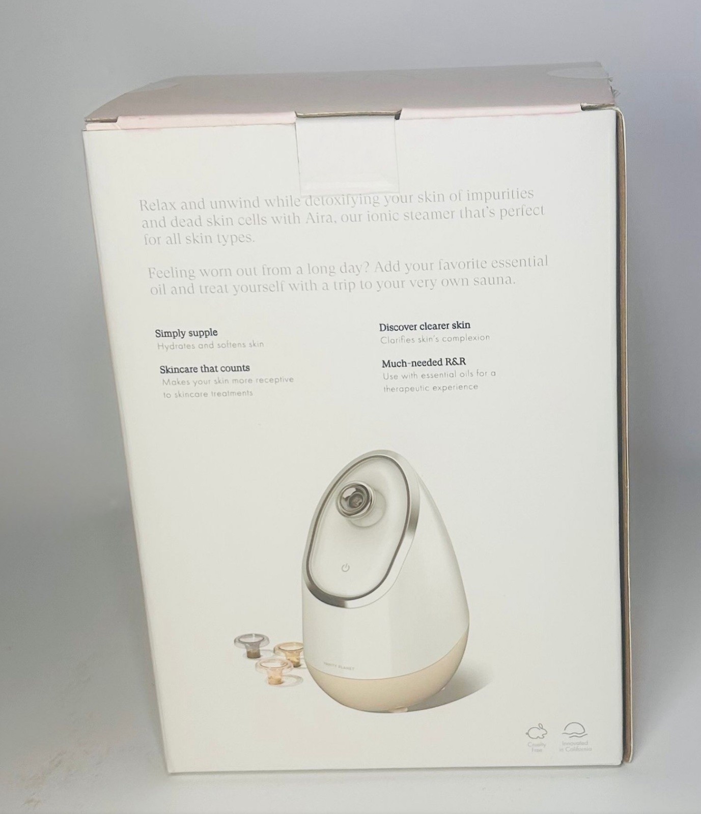 Ionic Facial Steamer Vanity Planet Aira ~Rose Gold Edition ~Detox your Skin