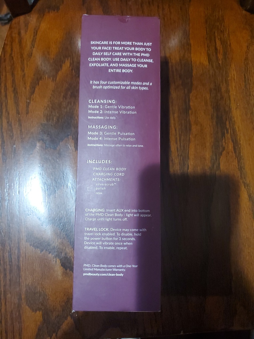 PMD Clean Body Smart Body Cleansing Device,Complete Set 4003-Berry New open Box