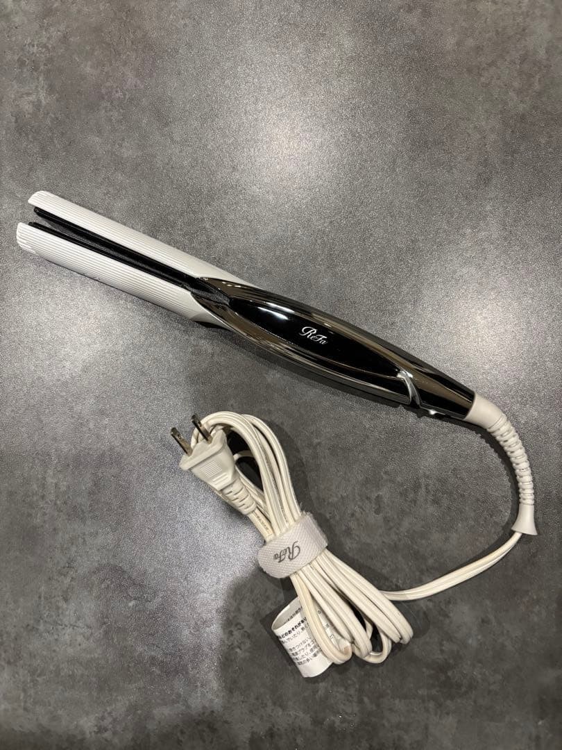 MTG Hairdressing ReFa STRAIGHT Hair IRON PRO RE-AC02A White Used Japan w/Box