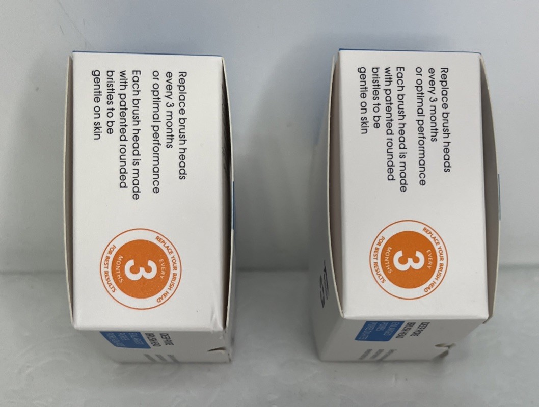 EveTree 2-Pack Deep Pore Replacement Facial Brush Heads For Clarisonic