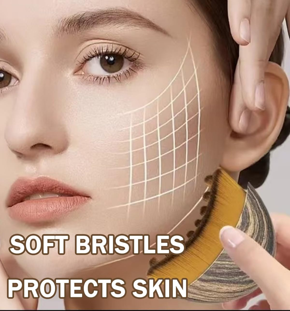 Lymphatic Drainage Massager Lymphatic Contour Face Brush Double Chin Reducer Lym