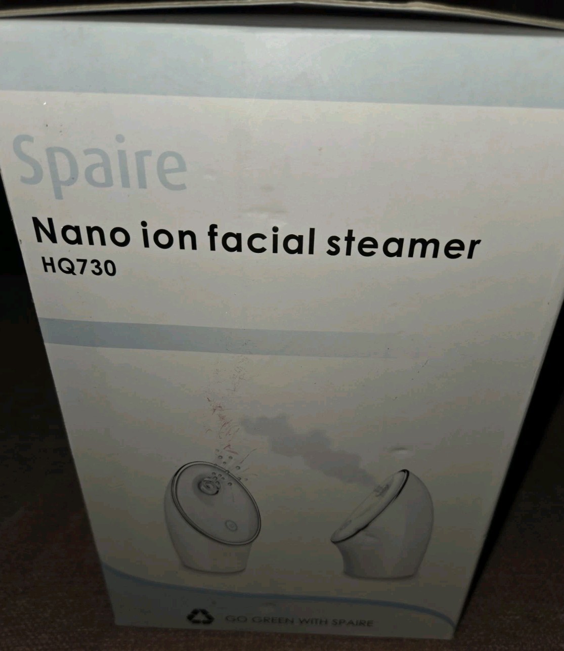 New Spaire Facial Steamer Nano Ionic 90ML Face Sauna Spray Hot Mist Humidifier