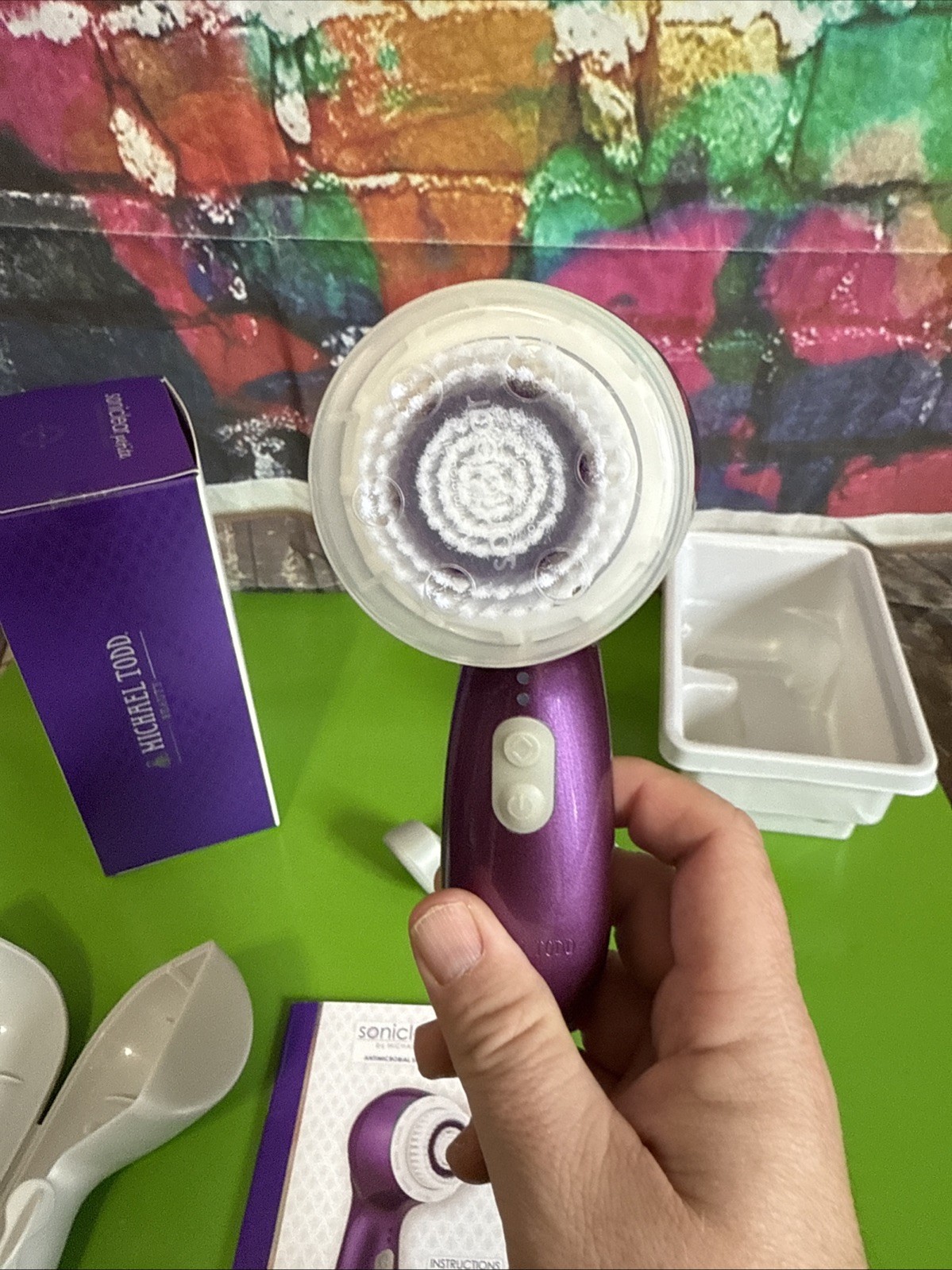 Soniclear Petite Antimicrobial Sonic Skin Cleansing System By Michael Todd