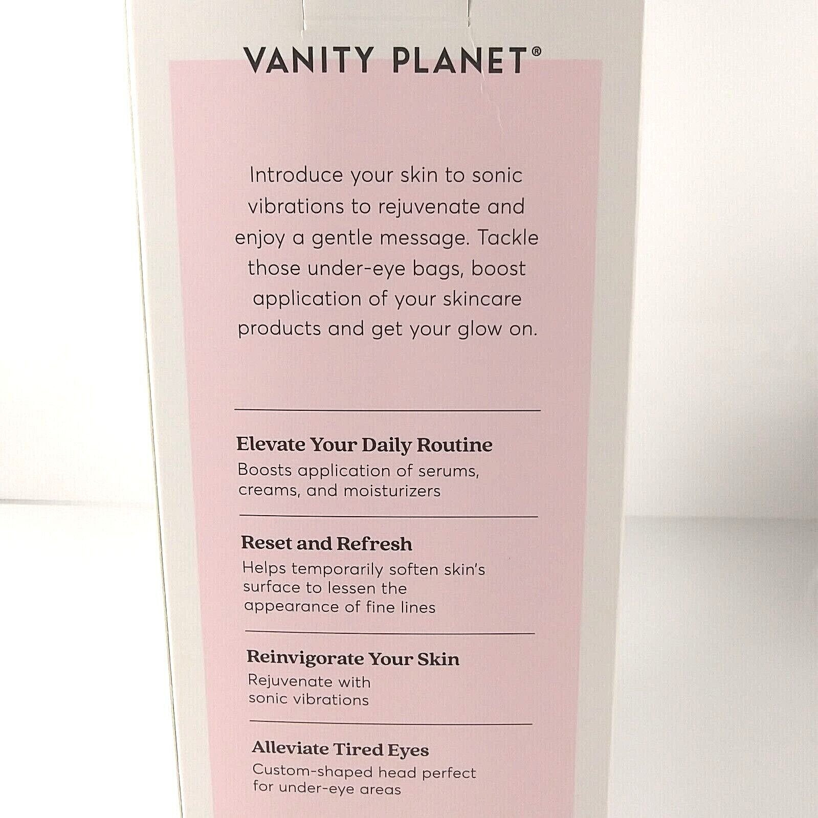 Vanity Planet Serum Booster Rejuvenates & Refreshes w/ Sonic Vibrations NEW