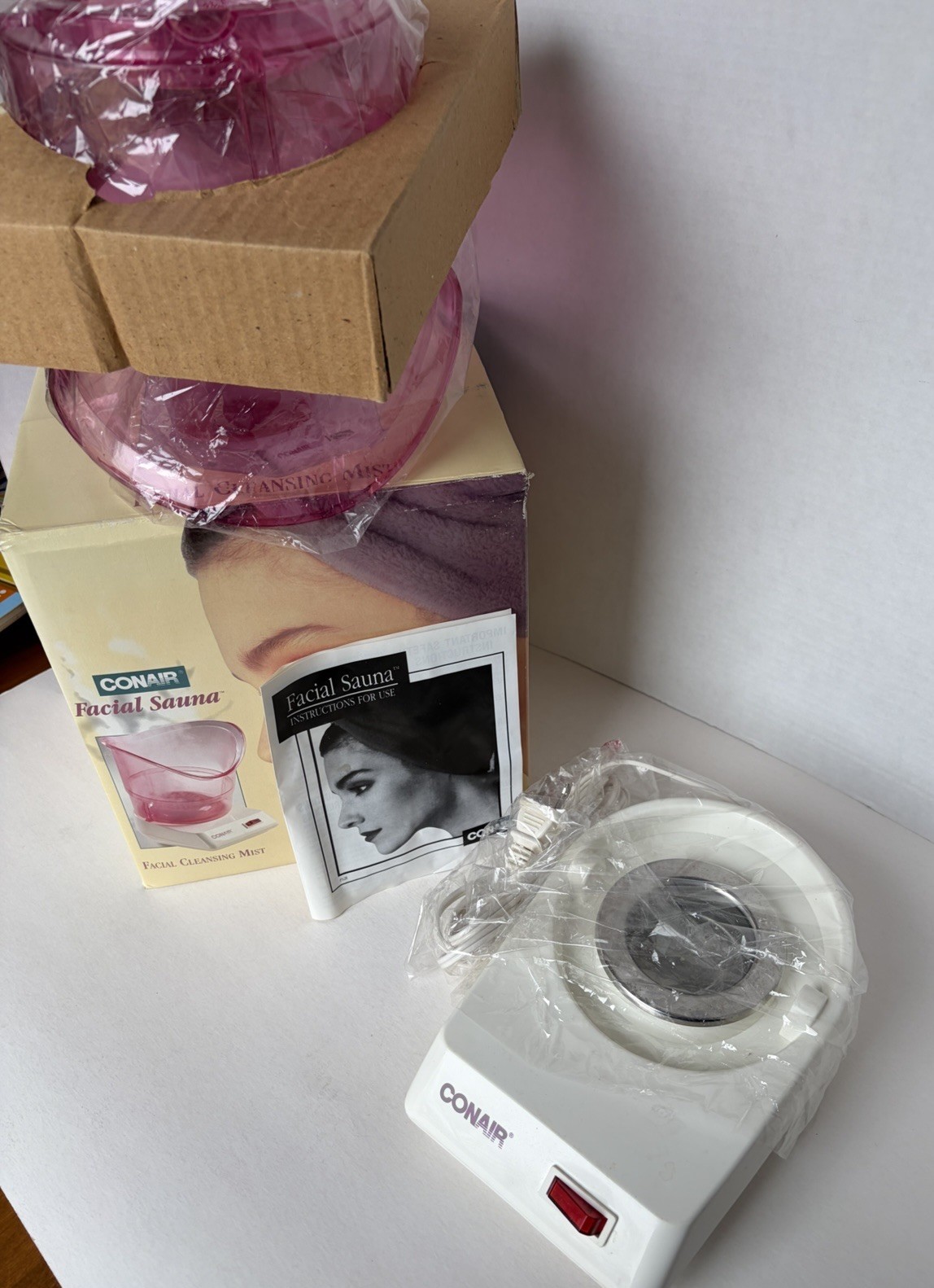 Vintage 1991 Conair Facial Sauna Home Spa Steaming Machine W/instructions
