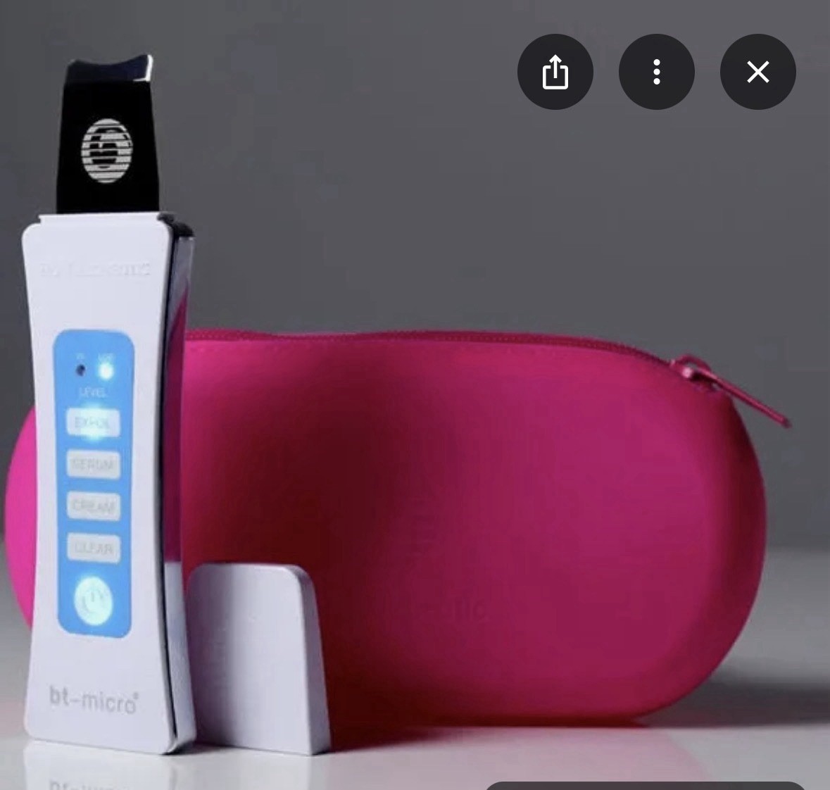 Bio-Therapeutic bt-micro Facial Massager Exfoliation Tool Rechargeable 2-Speed