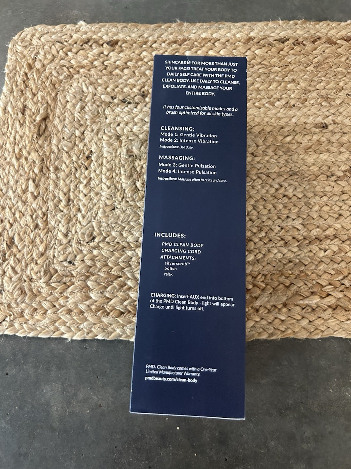 PMD Clean Body 4003 Navy Smart Body Cleansing Device New
