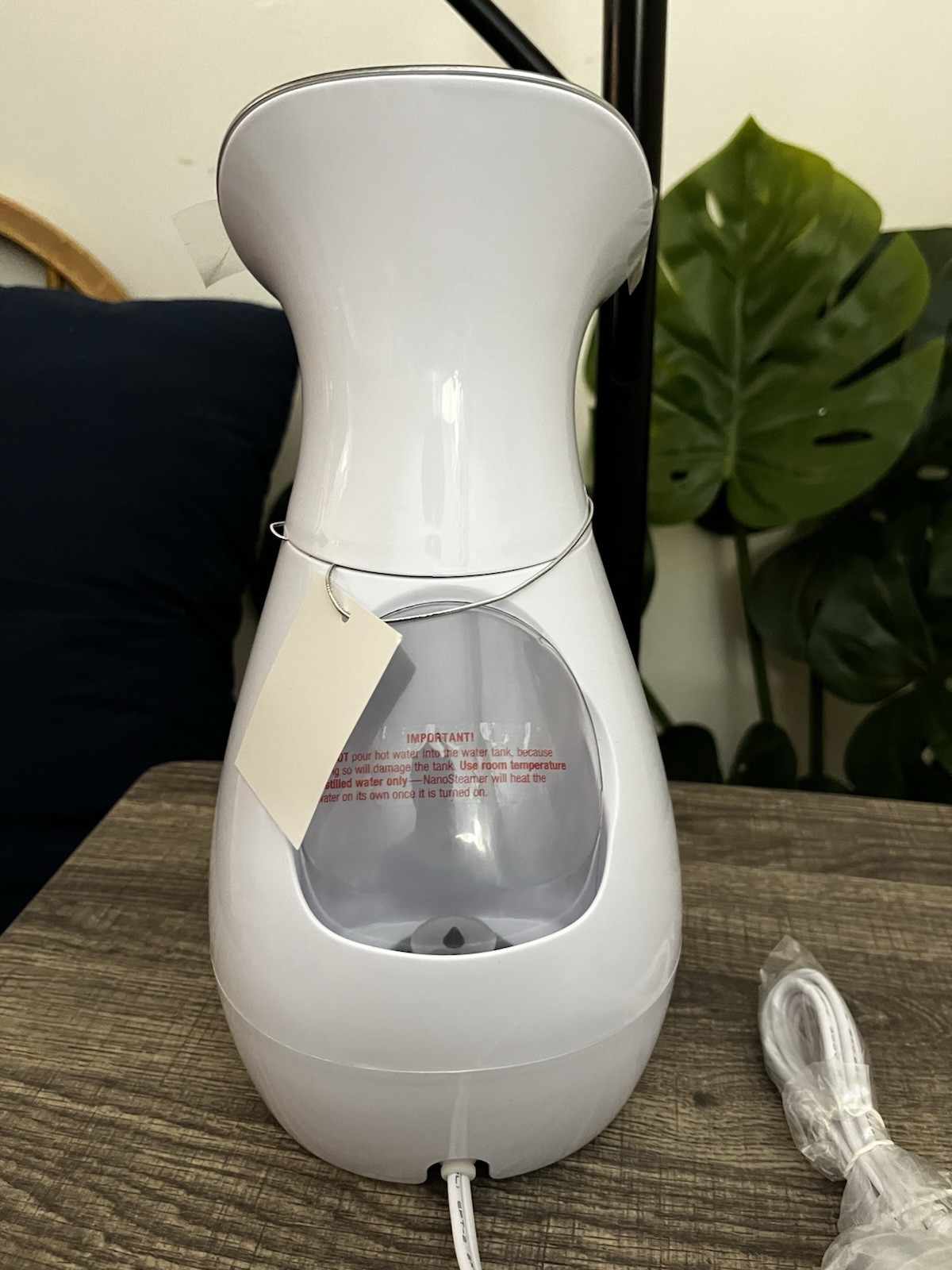 Nanosteamer Large 3-In-1 Nano Ionic Facial Steamer with Precise Temp Control – H