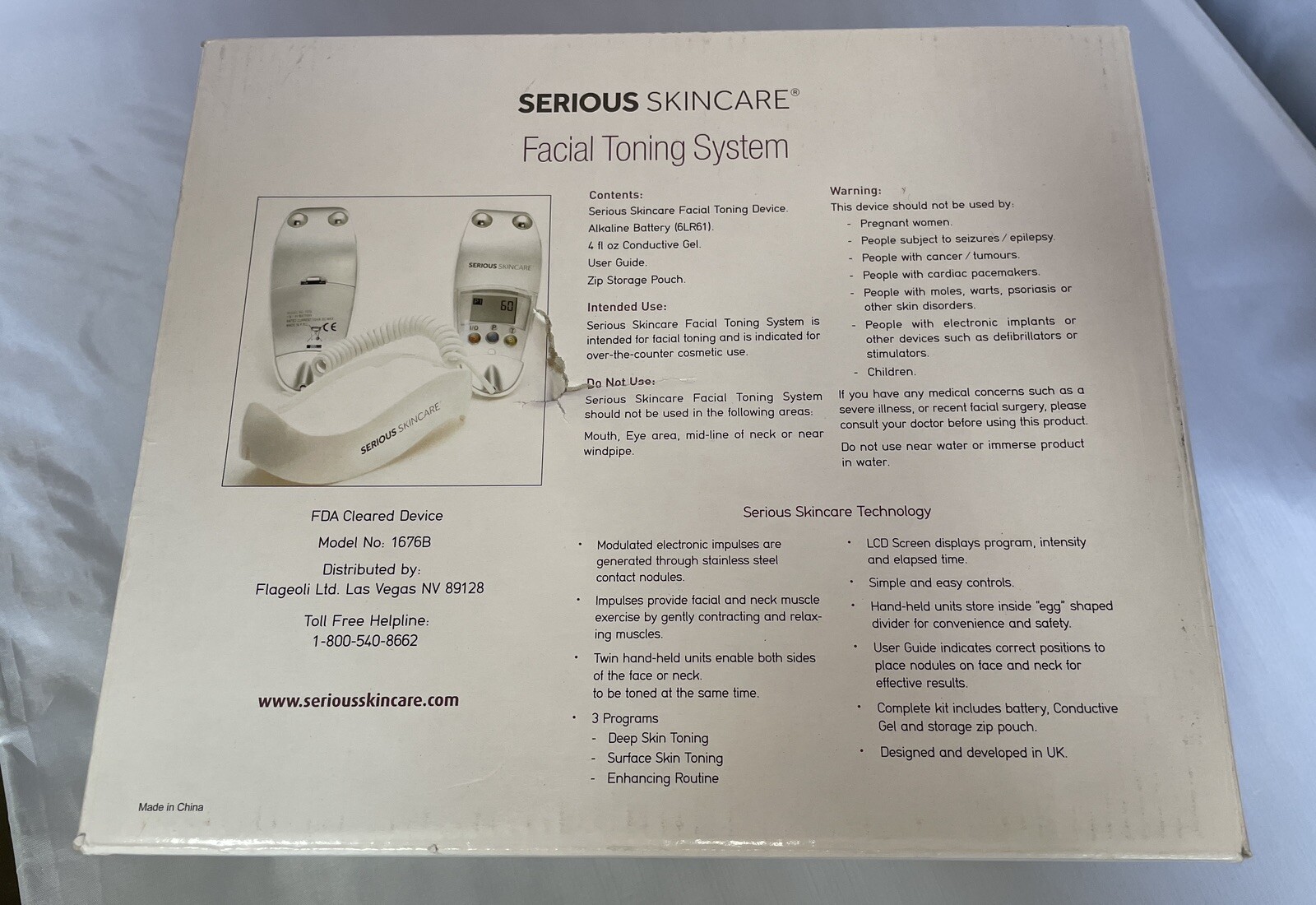 Serious Skin Care The Egg Facial Toning System Reverse Lift Gel