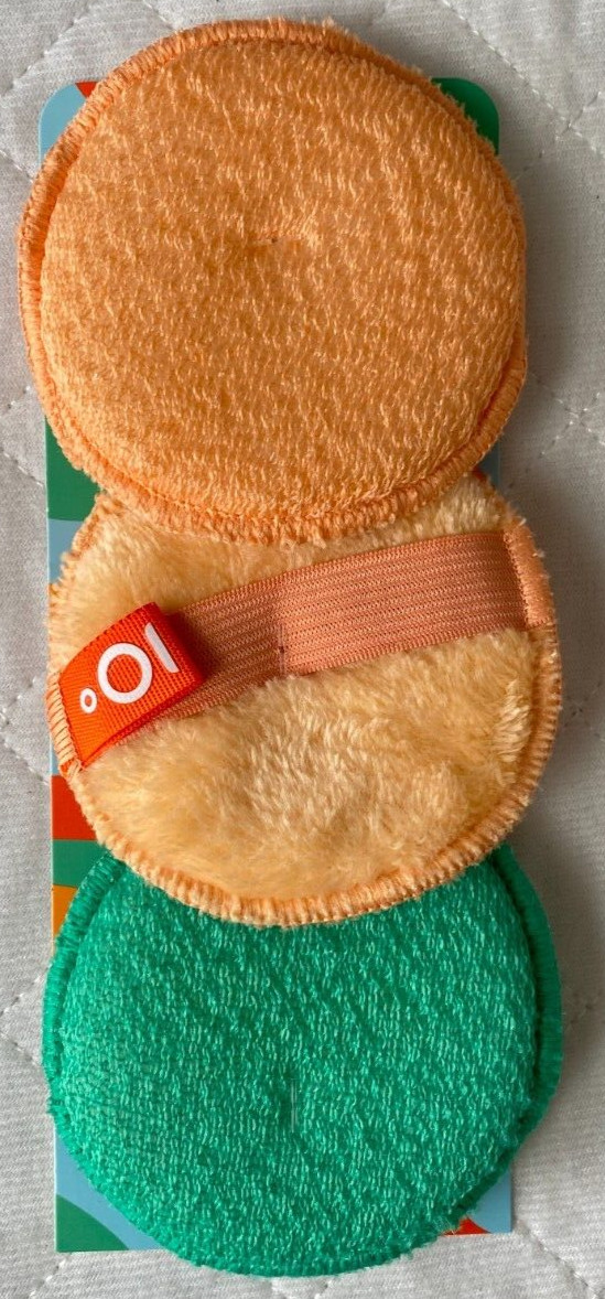 Cleanlogic Bath and Body Dual-Texture Facial Buffers & Facial Mitt Lot 2 NEW