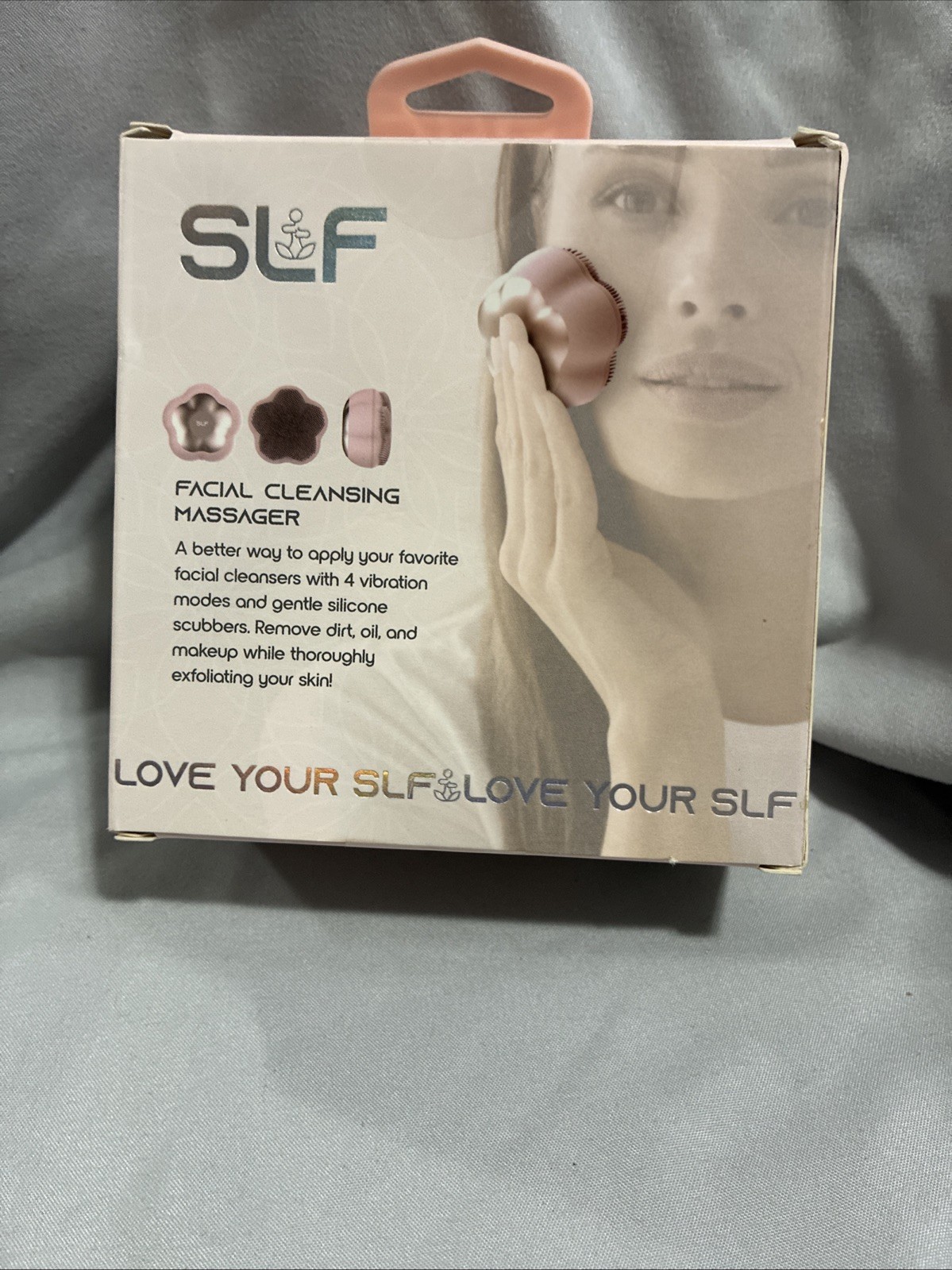 SLF Facial Cleansing Massager, Rechargeable Face and Skin Care Exfoliating Clean