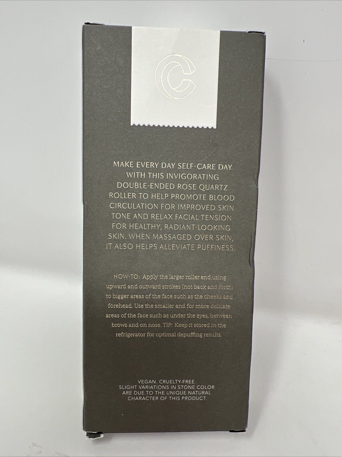 COMPLEX CULTURE ROSE QUARTZ FACIAL TONING ROLLER BRAND NEW B39
