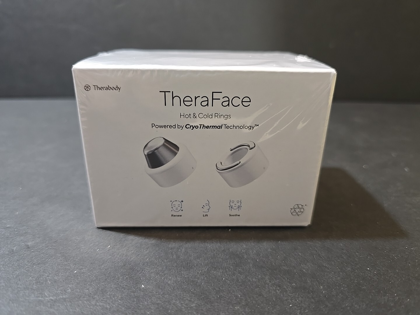 Therabody TheraFace Hot & Cold Rings TF02269-01 White NEW SEALED