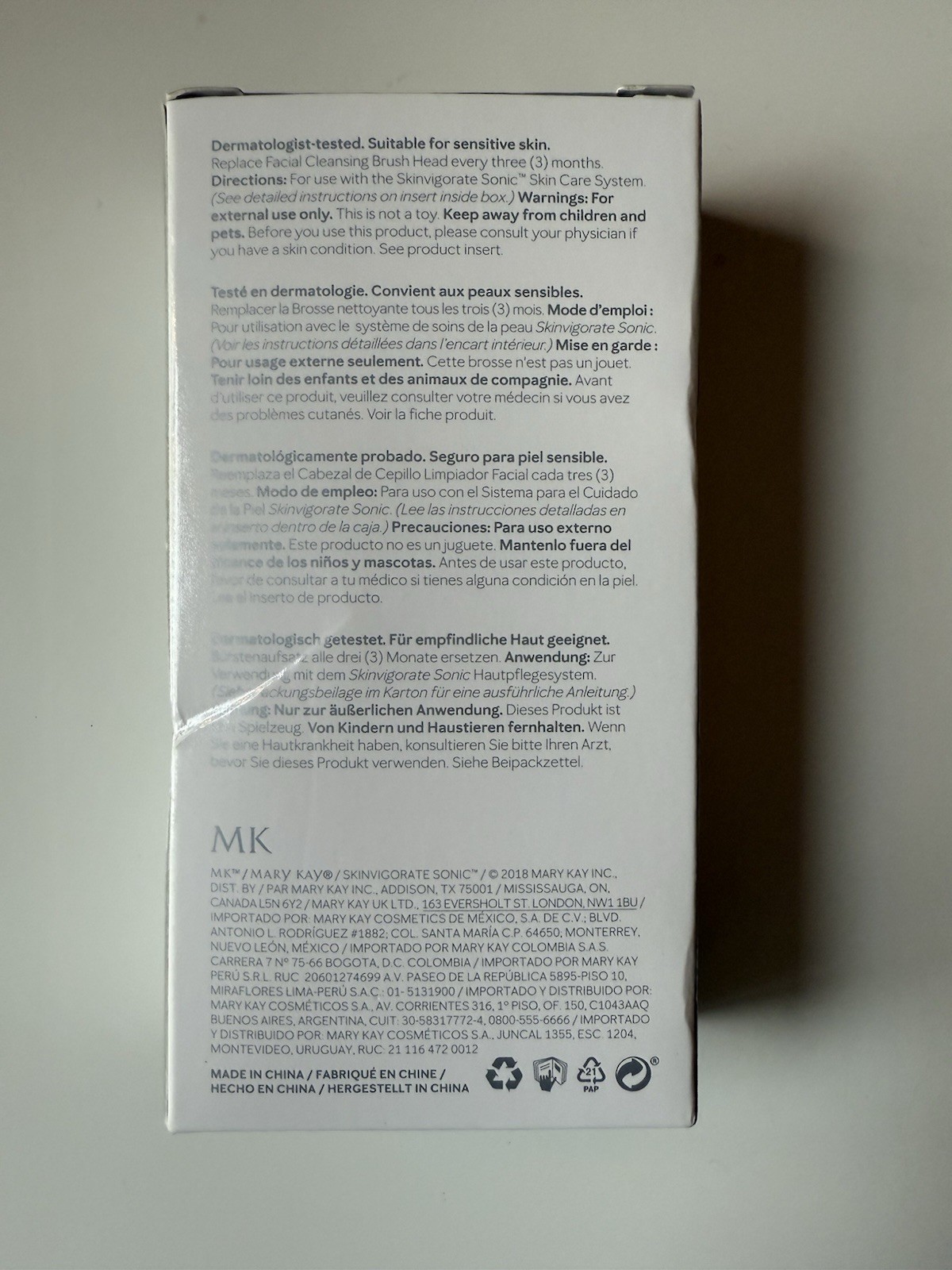 Mary Kay Skinvigorate Sonic Replacement Facial Cleansing Brushes Heads 2 Pc