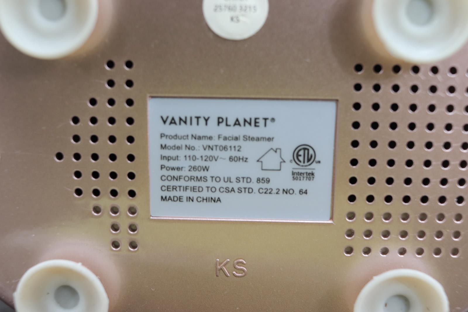 Vanity Planet Aira Ionic Facial Steamer for All Skin, Detoxifies, Rose Gold