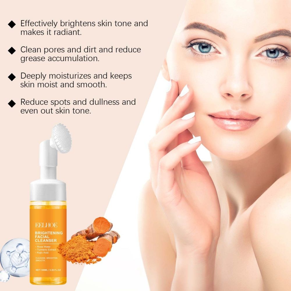Turmeric Pore Firming Cleanser Cleansing Facial Grease Skin