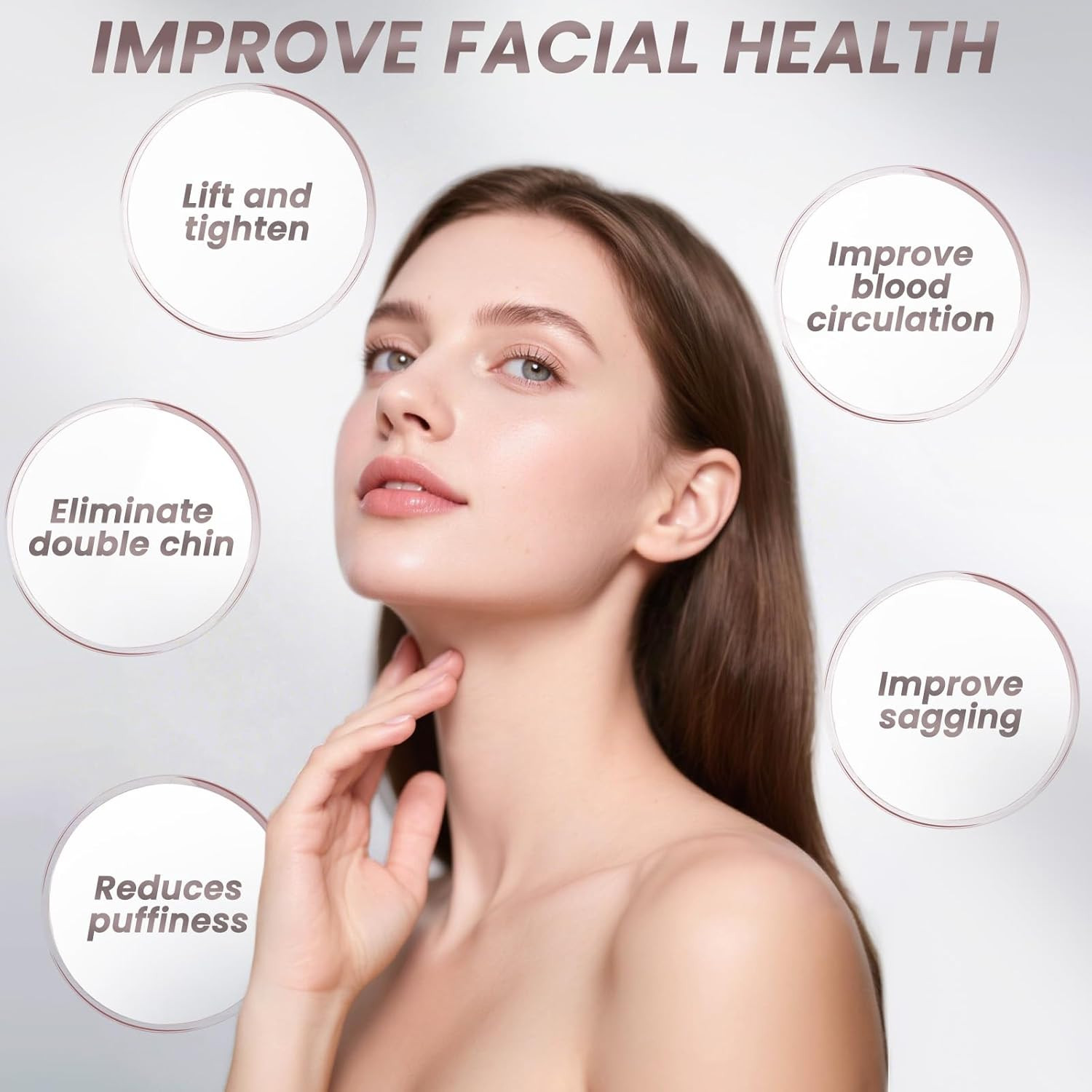 2026 New Lymphatic Drainage Massager,Lymphatic Contour Face Brush,Ergonomic Faci