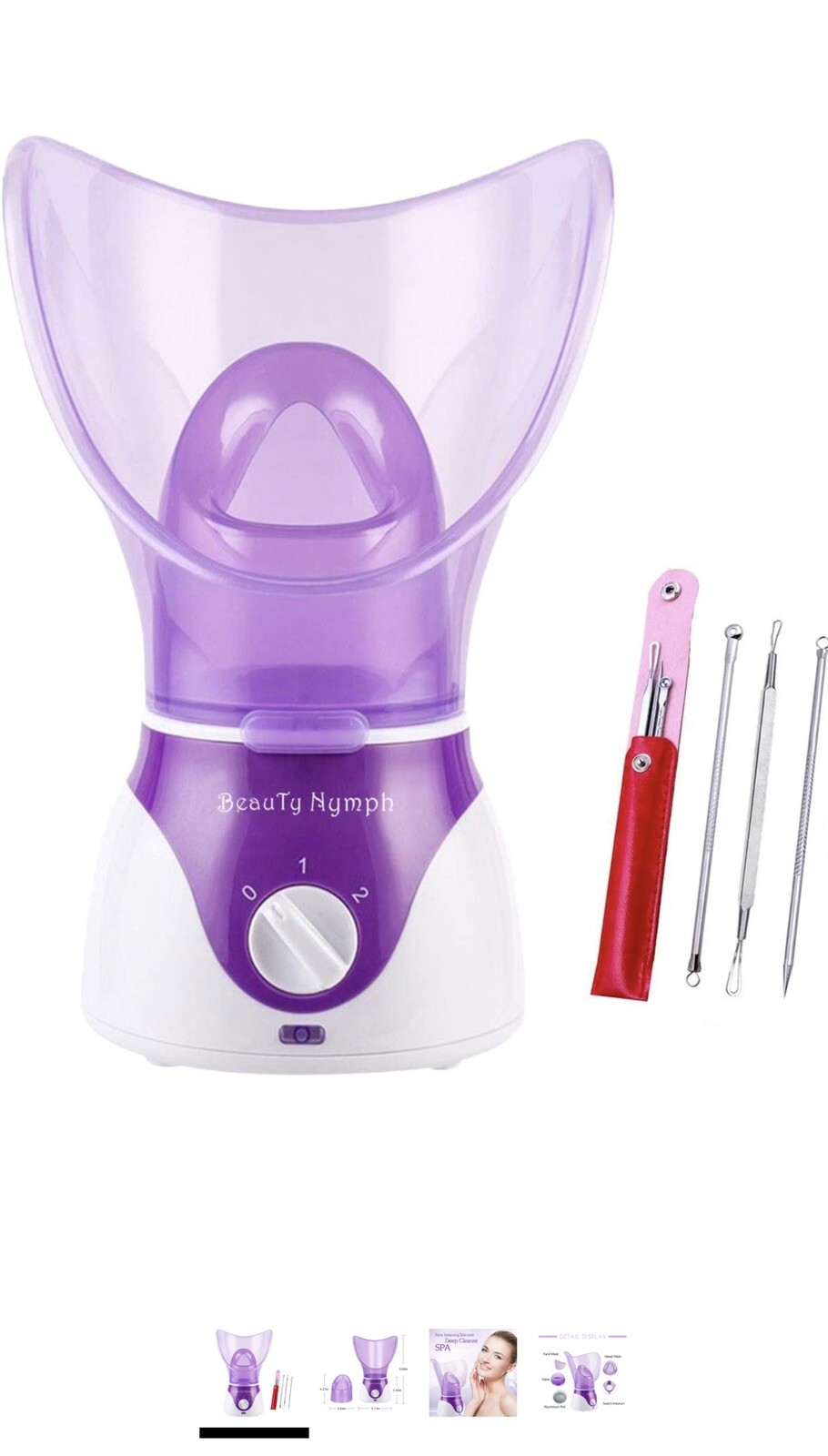Face Steaming Skincare Deep Cleanse SPA (Purple)