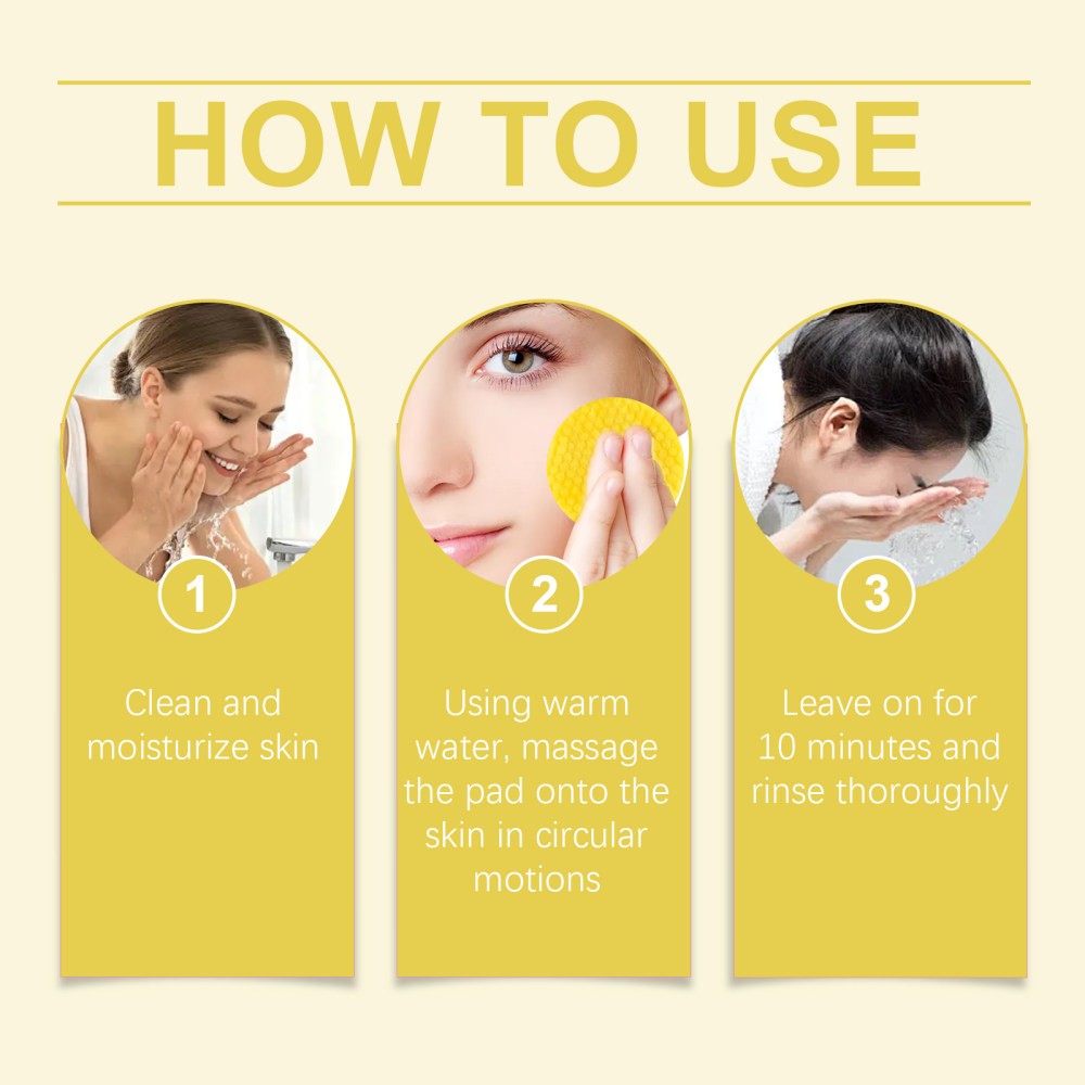 Turmeric Kojic Acid Cleaning Pad Brightening Cleaning ntle