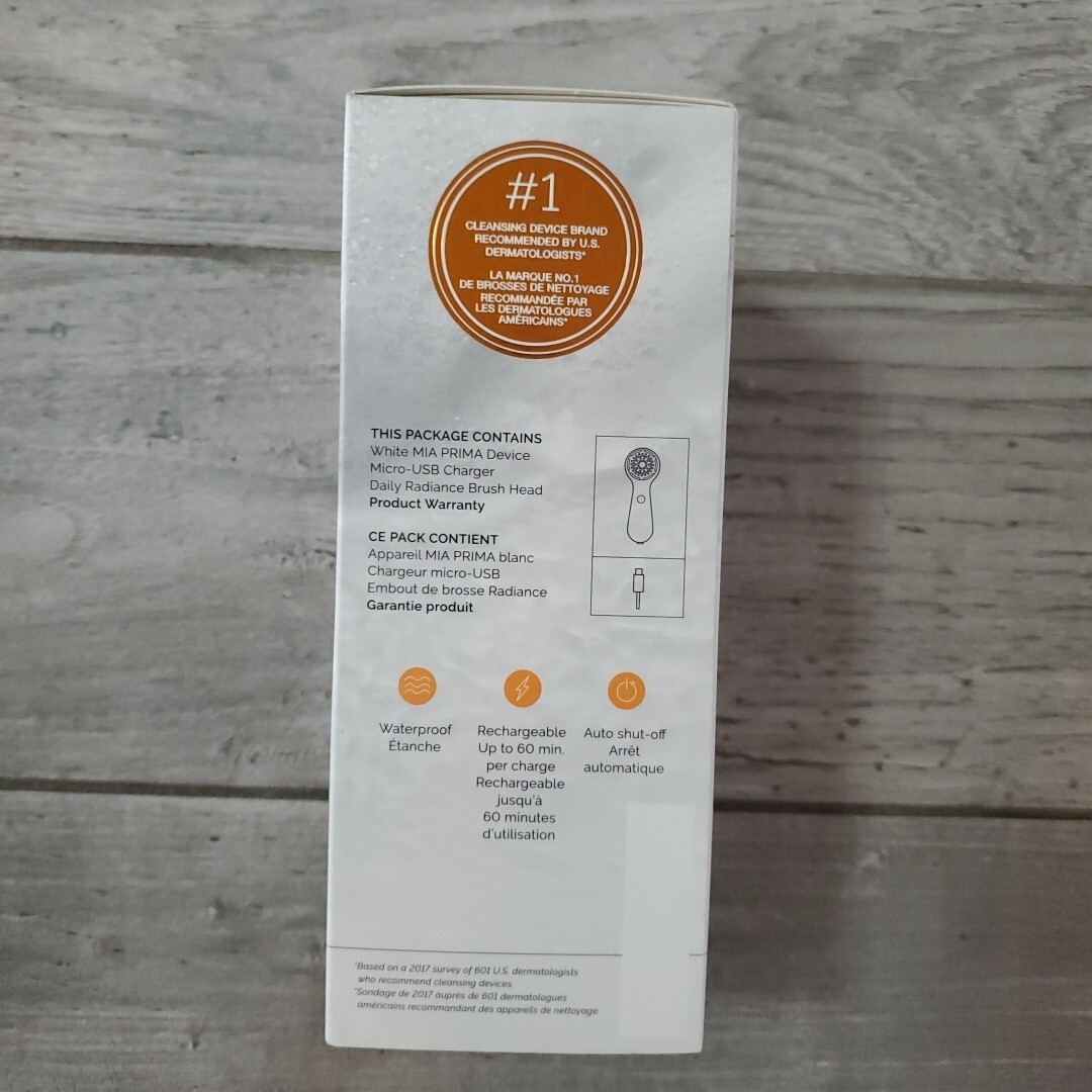 Clarisonic Mia Prima Sonic Facial Cleansing Brush – White NIB FACTORY SEALED