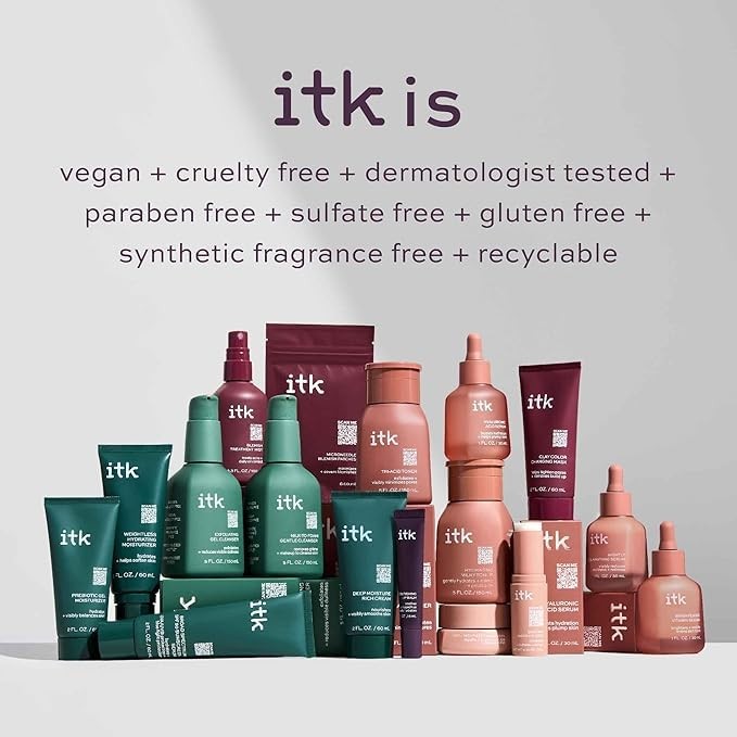 ITK Skincare 2-in-1 Milk-To-Foam Gentle Cleanser – 5 Fl Oz (Pack of 1), Green