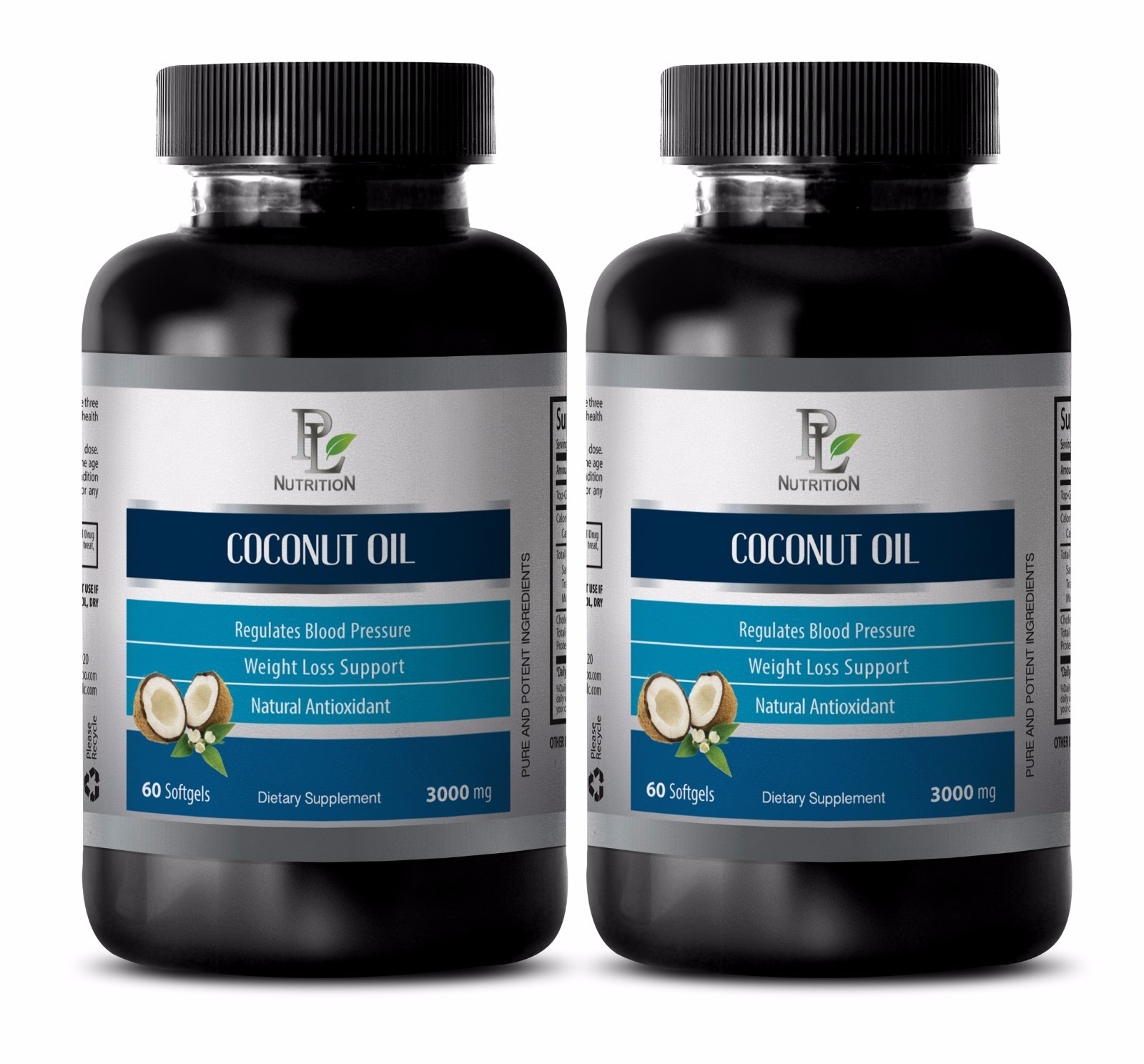 Coconut oil free shipping – COCONUT OIL 3000 mg – Care of any skin disorder 2B