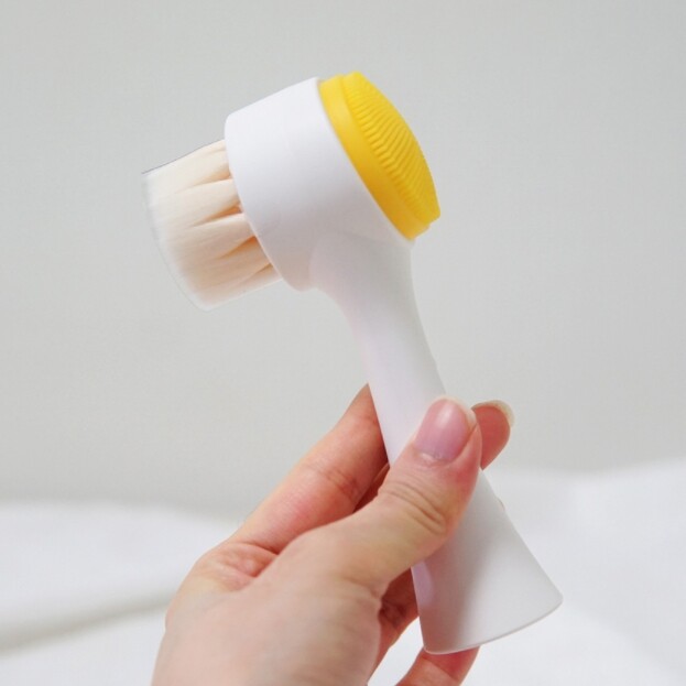 APRILSKIN Dual Cleansing Pore Brush Made in korea 2-in-1 Facial Cleansing Brush