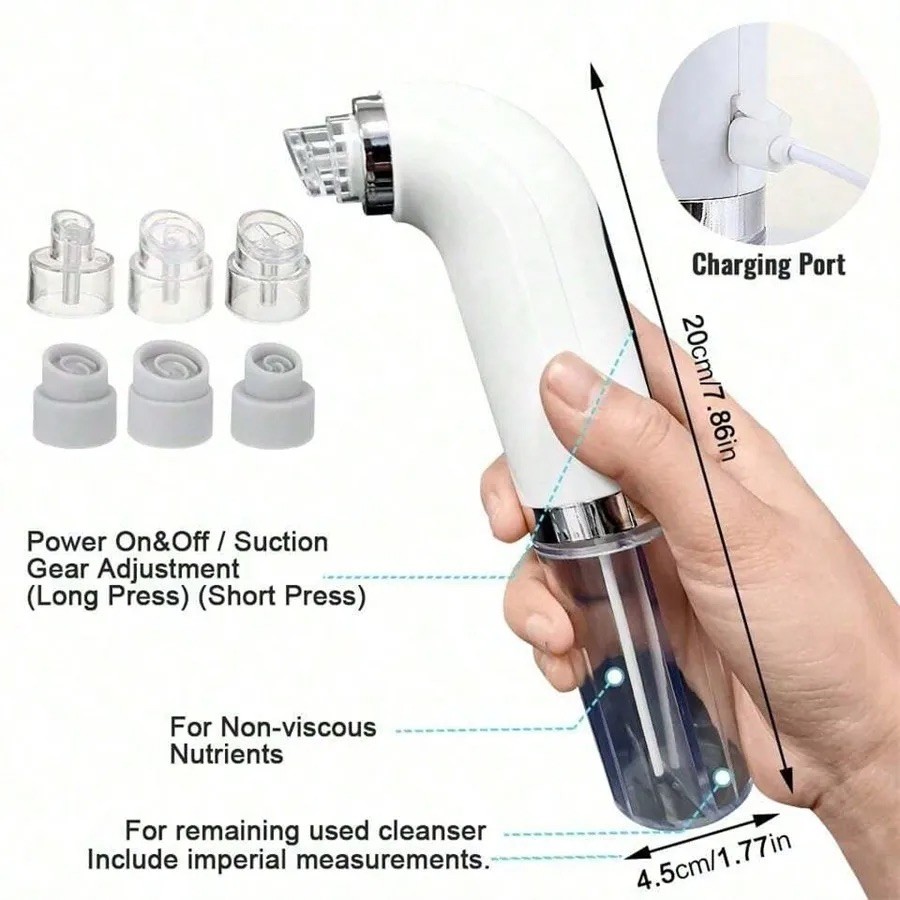 HydraClear™ Pore Vacuum – Deep Clean Blackhead Remover & Skin Purifier