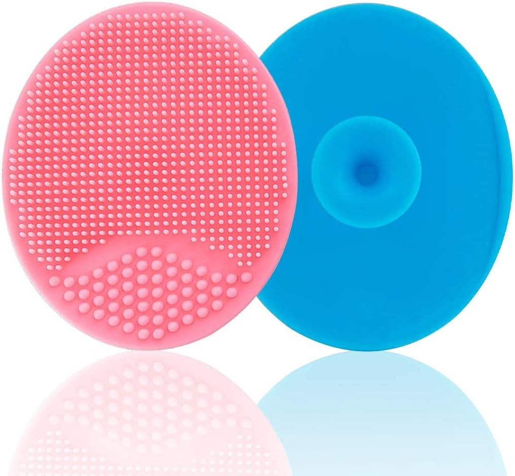 Silicone Face Scrubber and Exfoliator Brush – Facial Cleansing Brush for Blackhe